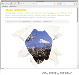 First Alert Demo